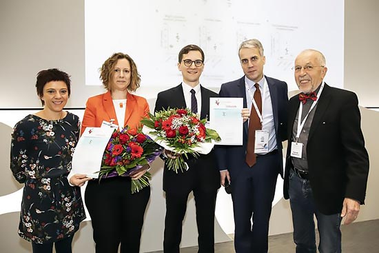  v. l. n. r. Anne-Christin Kopp, Dr. Astrid Weiß, Moritz C. Neubauer, Dr. Hans F.E. Klose, Hans-Dieter Kulla